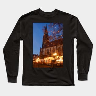 Lambertikirche, church, Christmas market, Munster, city, Westphalia Long Sleeve T-Shirt